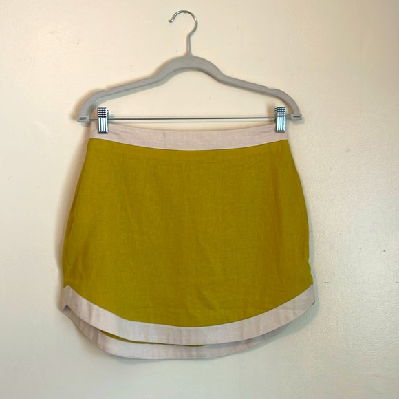 Linen Crop & Mini Skirt Set - Picture 3 of 6